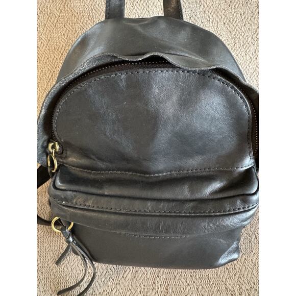 Madewell Mini Black Lorimer Backpack - Picture 4 of 15
